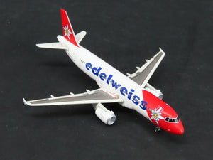 1:400 Dragon Wings Tucano 55302 Die-Cast Edelweiss A320-214 Airliner HB-IHY