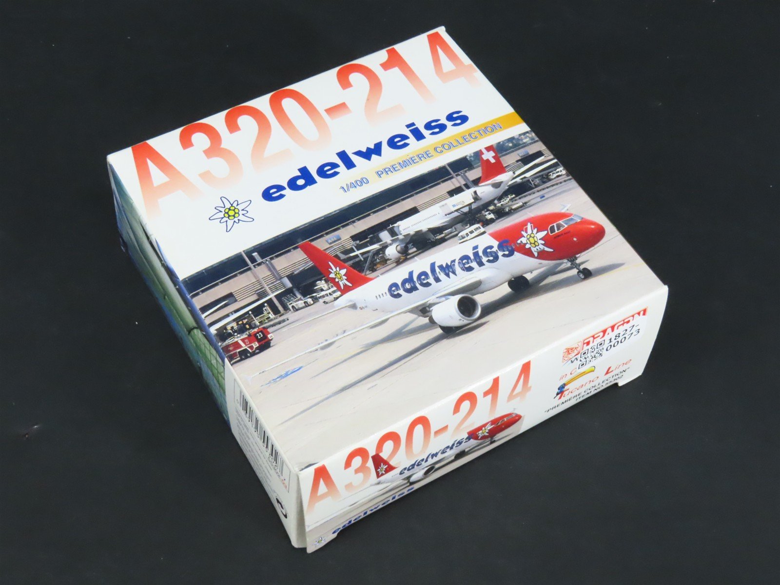 1:400 Dragon Wings Tucano 55302 Die-Cast Edelweiss A320-214 Airliner HB-IHY