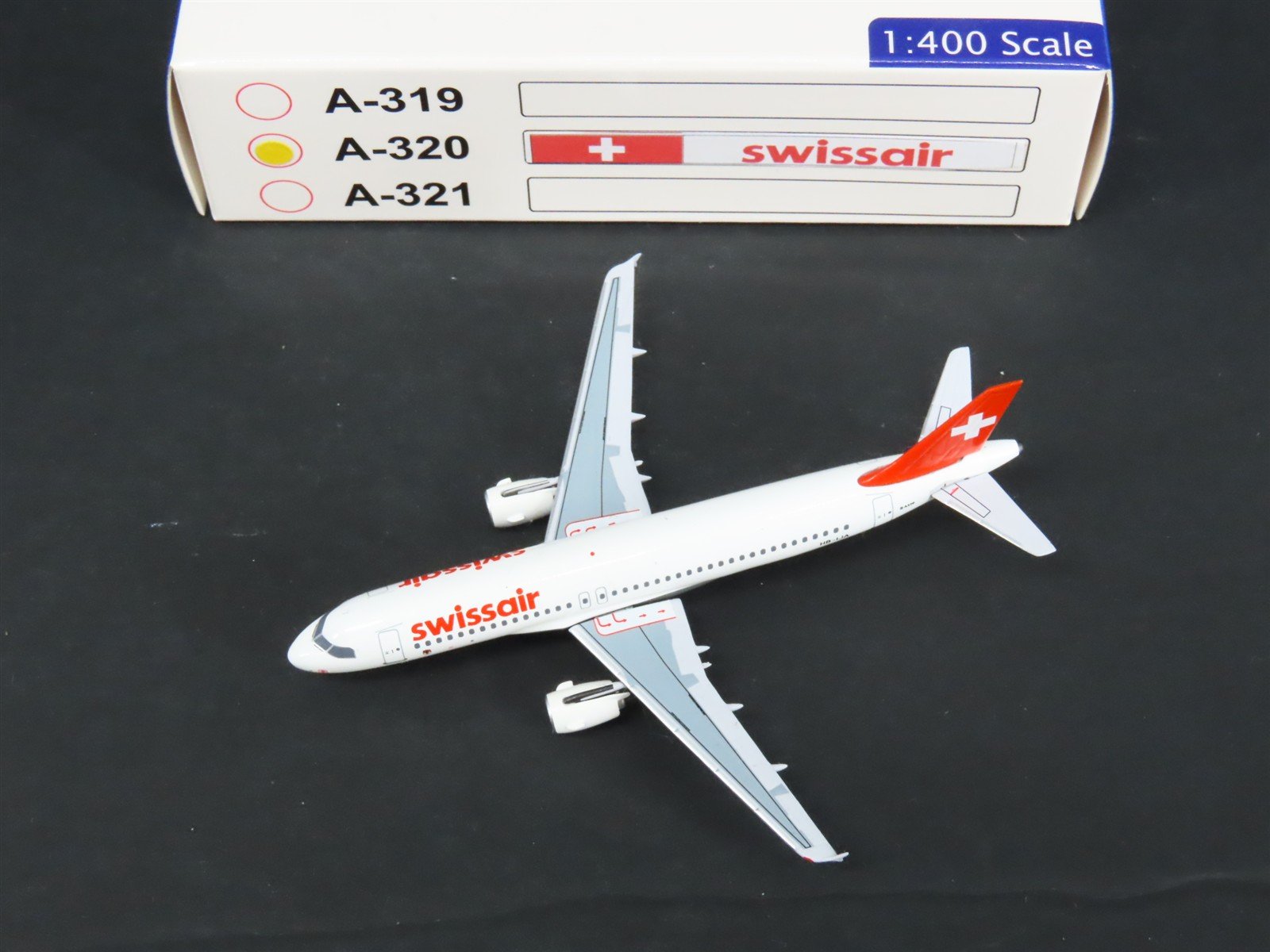 1:400 Scale AeroClassics Baby-Bus Die-Cast Swissair Airbus A-320 Airliner HB-IJA