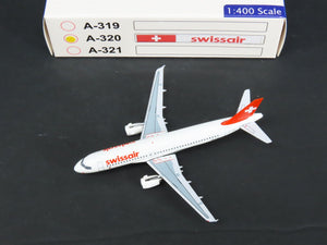 1:400 Scale AeroClassics Baby-Bus Die-Cast Swissair Airbus A-320 Airliner HB-IJA