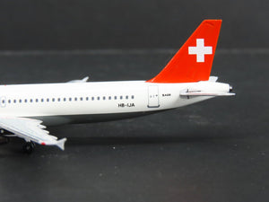 1:400 Scale AeroClassics Baby-Bus Die-Cast Swissair Airbus A-320 Airliner HB-IJA