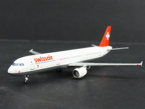 1:400 Scale AeroClassics Baby-Bus Die-Cast Swissair Airbus A-321 Airliner HB-IOL