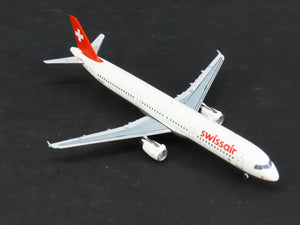 1:400 Scale AeroClassics Baby-Bus Die-Cast Swissair Airbus A-321 Airliner HB-IOL