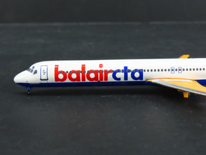 1:400 Scale Phoenix Die-Cast Balair-CTA McDonnel Douglas MD-83 Airliner HB-ISZ