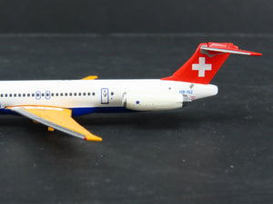 1:400 Scale Phoenix Die-Cast Balair-CTA McDonnel Douglas MD-83 Airliner HB-ISZ