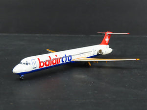 1:400 Scale Phoenix Die-Cast Balair-CTA McDonnel Douglas MD-83 Airliner HB-ISZ