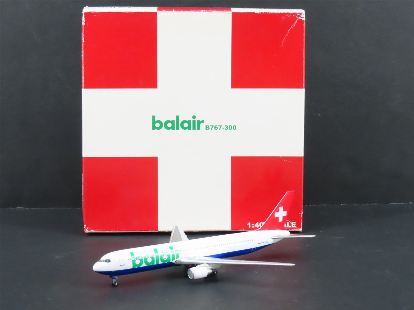 1:400 Scale Dragon Wings 55403-03 Die-Cast Balair Boeing 767-300 Aircraft HB-IHW