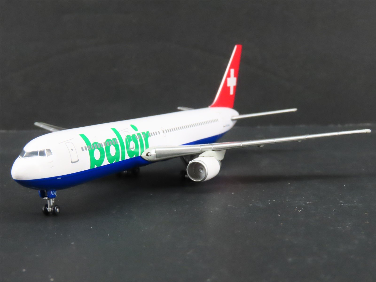 1:400 Scale Dragon Wings 55403-03 Die-Cast Balair Boeing 767-300 Aircraft HB-IHW