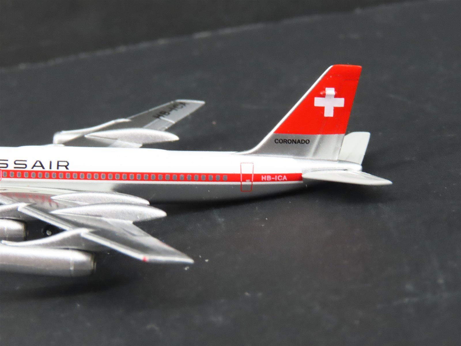 1:500 Scale Herpa 524599 Die-Cast Swissair Convair CV-990 Aircraft HB-ICA