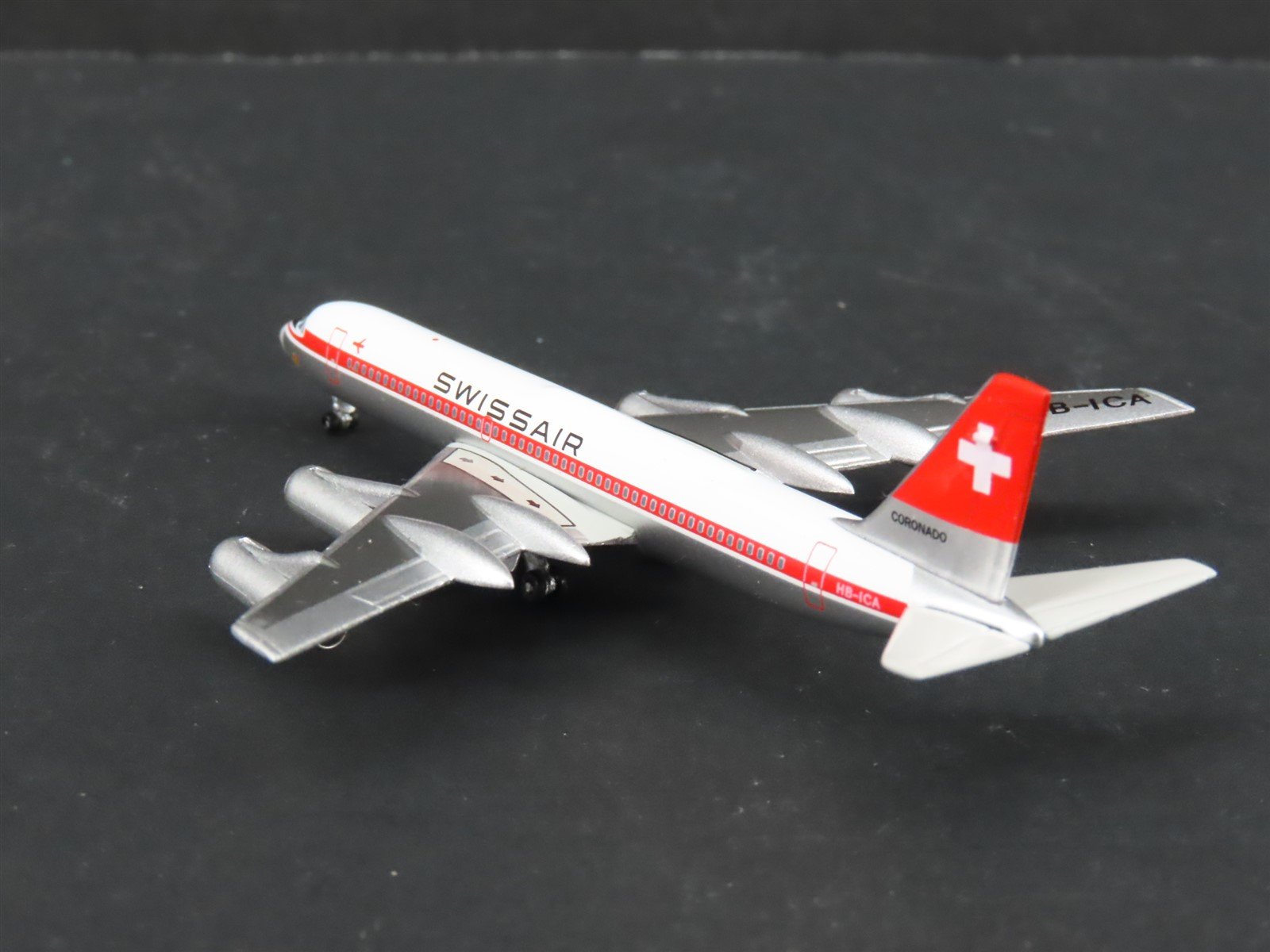 1:500 Scale Herpa 524599 Die-Cast Swissair Convair CV-990 Aircraft HB-ICA