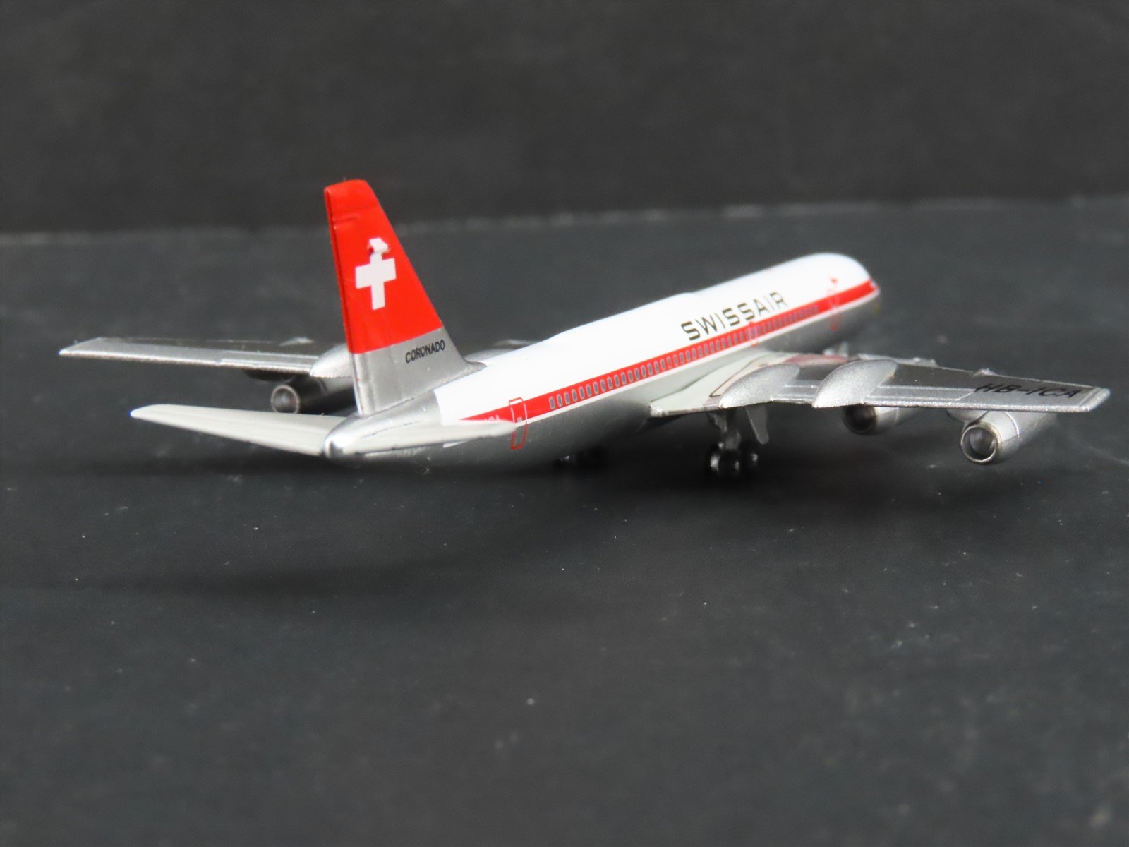 1:500 Scale Herpa 524599 Die-Cast Swissair Convair CV-990 Aircraft HB-ICA