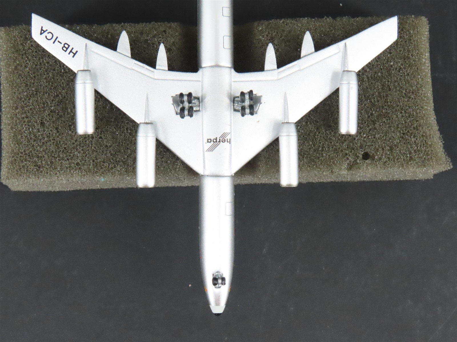 1:500 Scale Herpa 524599 Die-Cast Swissair Convair CV-990 Aircraft HB-ICA