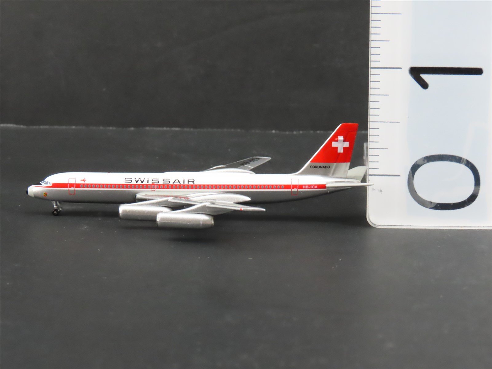 1:500 Scale Herpa 524599 Die-Cast Swissair Convair CV-990 Aircraft HB-ICA