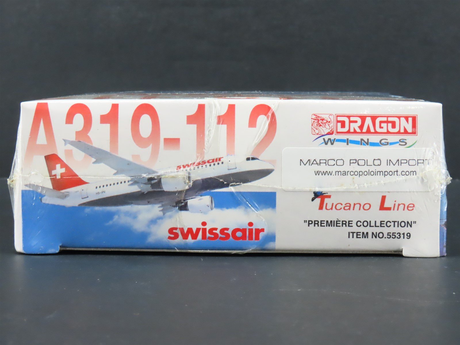 1:400 Dragon Wings 55319 Die-Cast Swissair Airbus A319-112 Aircraft - Sealed