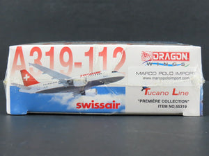 1:400 Dragon Wings 55319 Die-Cast Swissair Airbus A319-112 Aircraft - Sealed
