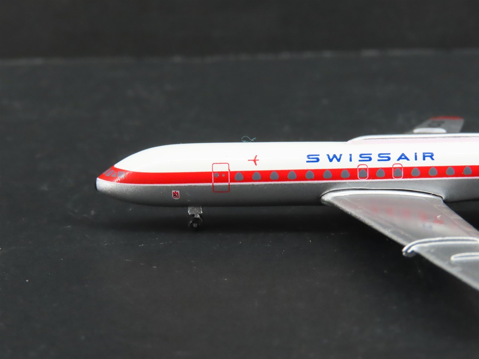 1:400 Scale AeroClassics Die-Cast Swissair Caravelle SE-210 Aircraft HB-ICS