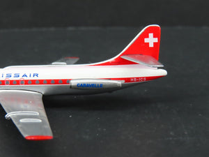 1:400 Scale AeroClassics Die-Cast Swissair Caravelle SE-210 Aircraft HB-ICS