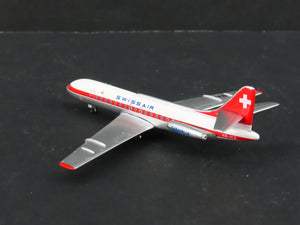1:400 Scale AeroClassics Die-Cast Swissair Caravelle SE-210 Aircraft HB-ICS