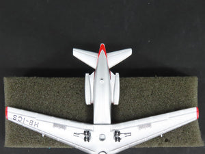 1:400 Scale AeroClassics Die-Cast Swissair Caravelle SE-210 Aircraft HB-ICS