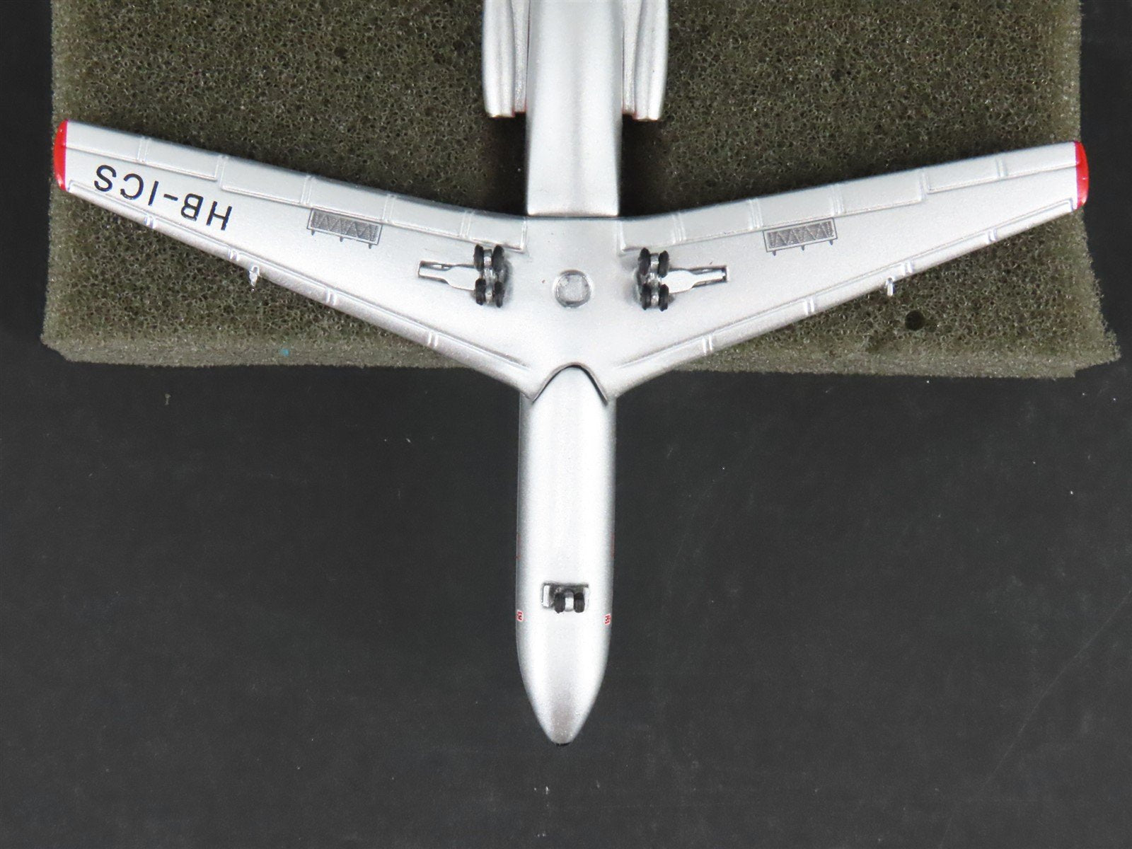 1:400 Scale AeroClassics Die-Cast Swissair Caravelle SE-210 Aircraft HB-ICS