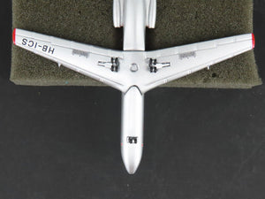 1:400 Scale AeroClassics Die-Cast Swissair Caravelle SE-210 Aircraft HB-ICS