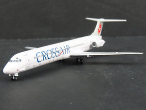 1:400 Dragon Wings Die-Cast Crossair McDonnell Douglas MD-83 Aircraft HB-IUH