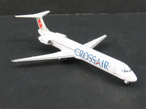 1:400 Dragon Wings Die-Cast Crossair McDonnell Douglas MD-83 Aircraft HB-IUH