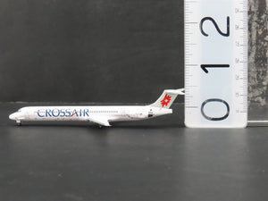 1:400 Dragon Wings Die-Cast Crossair McDonnell Douglas MD-83 Aircraft HB-IUH