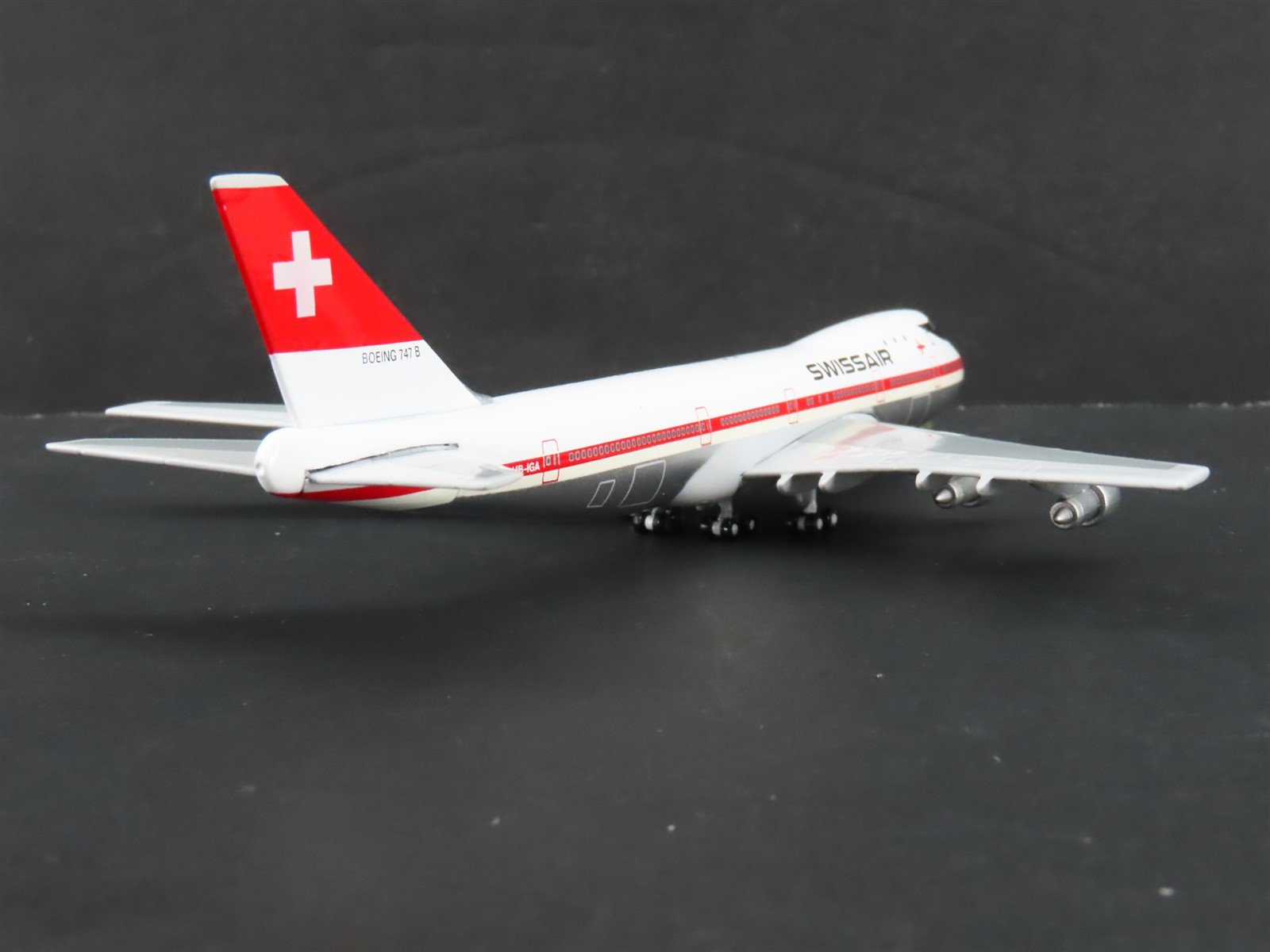 1:500 Scale StarJets SJSWR153 Die-Cast Swissair Boeing 747-200 Aircraft HB-IGA