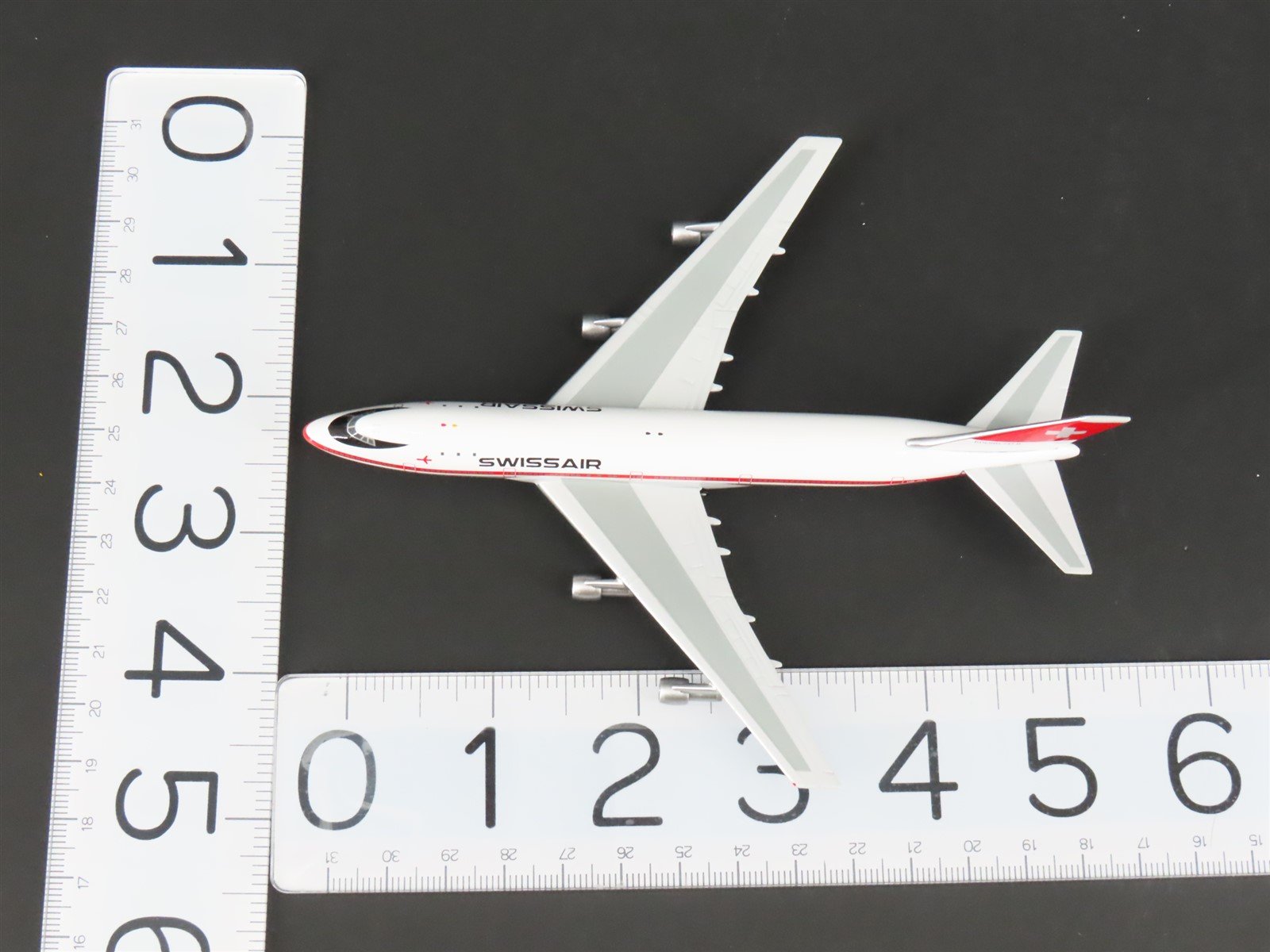 1:500 Scale StarJets SJSWR153 Die-Cast Swissair Boeing 747-200 Aircraft HB-IGA