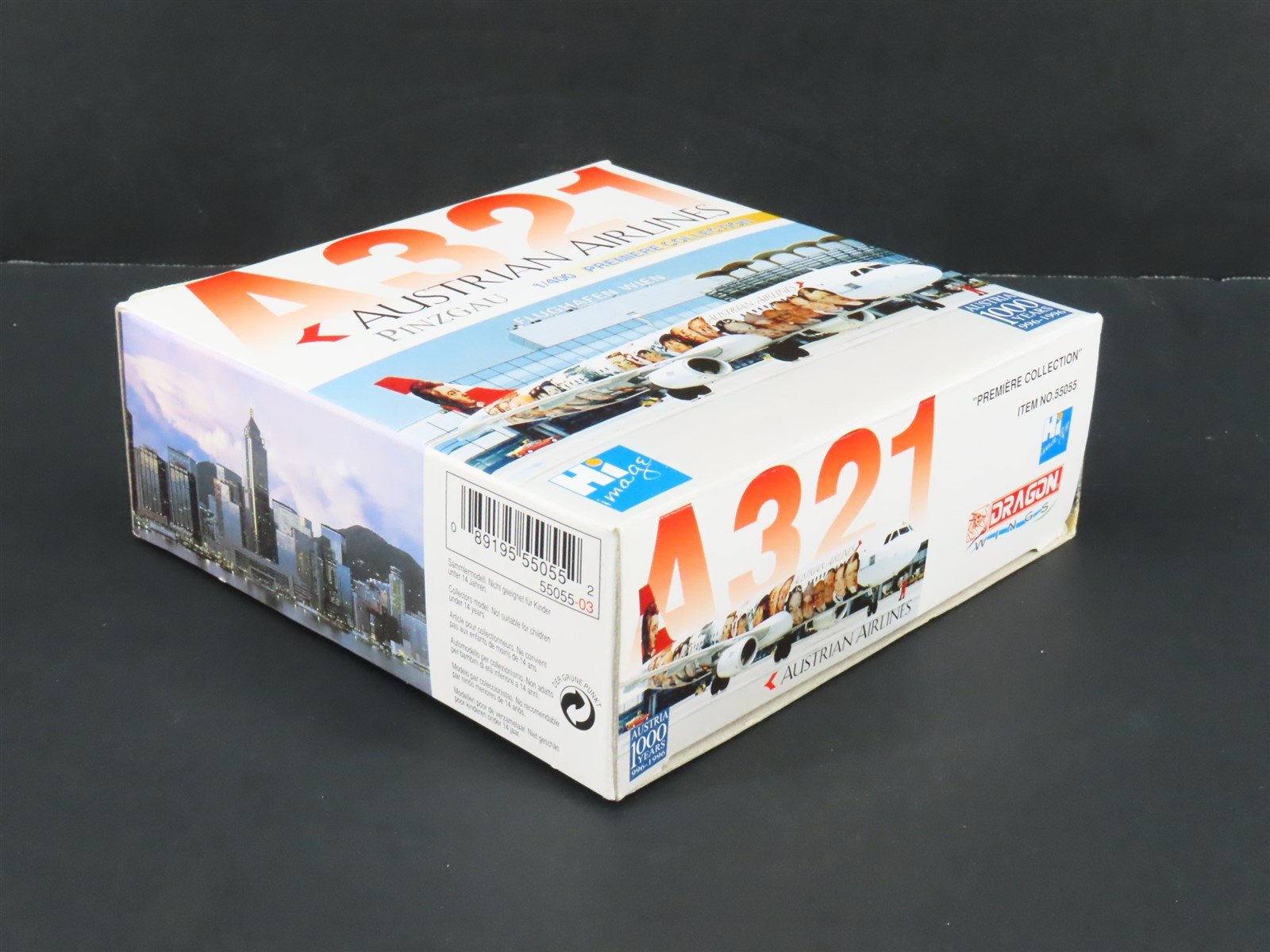 1:400 Scale Dragon Wings 55055 Die-Cast Austrian Airlines Airbus A321
