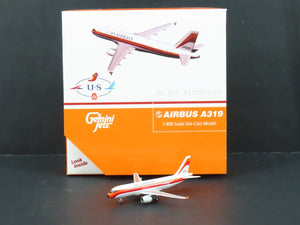 1:400 Scale GeminiJets GJPSA680 Die-Cast US Airways Airbus A319 Aircraft N742PS