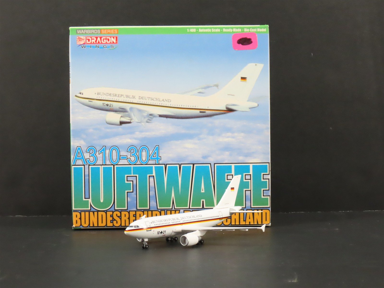 1:400 Dragon Wings 55616 Die-Cast Luftwaffe Airbus A310-304 Aircraft w/ Stand