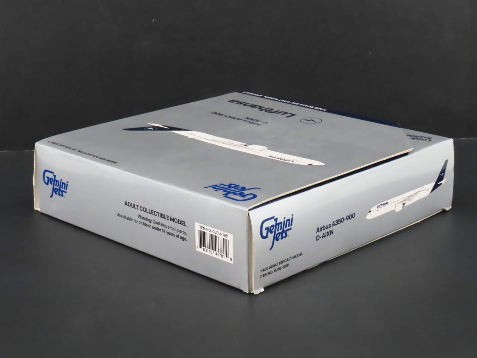 1:400 GeminiJets GJDLH1781 Die-Cast Lufthansa Airbus A350-900 Aircraft D-AIXN