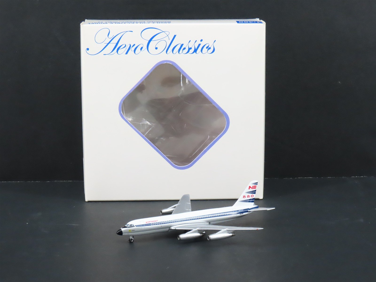 1:400 Scale AeroClassics Die-Cast Northeast Convair CV-880 Aircraft N8483H