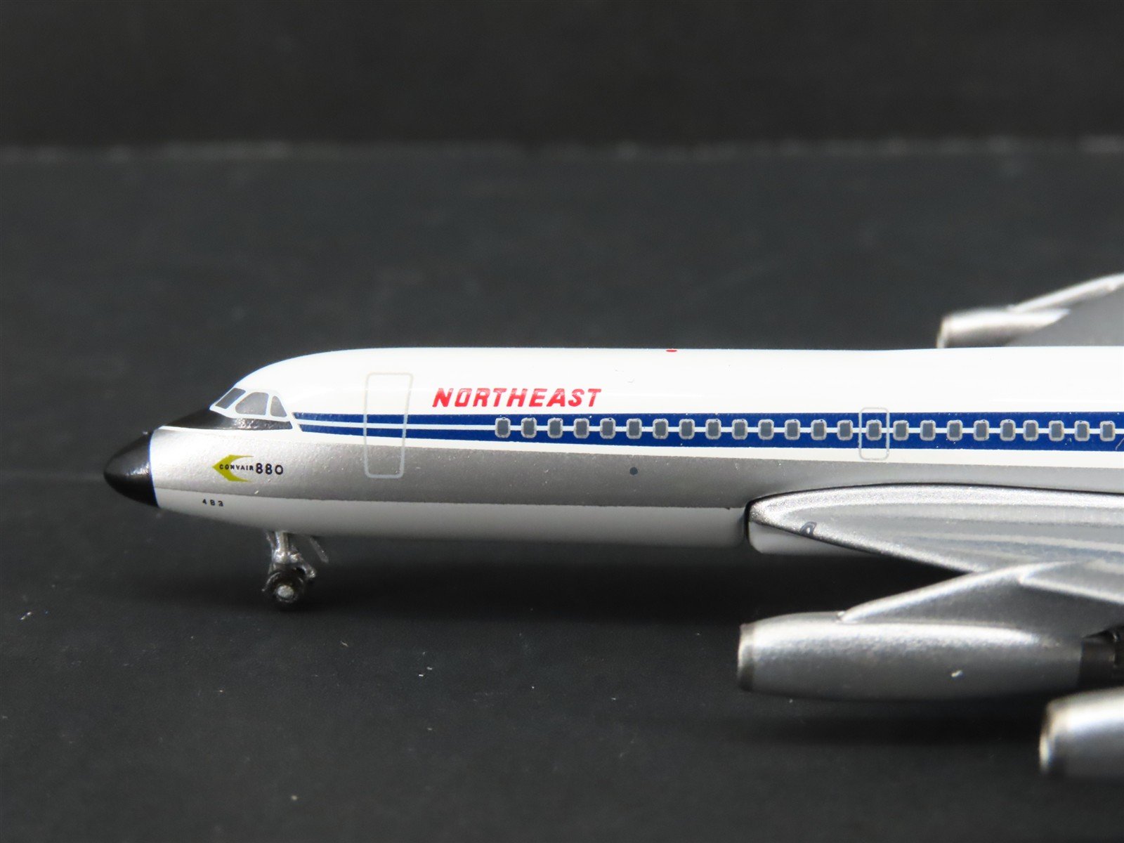 1:400 Scale AeroClassics Die-Cast Northeast Convair CV-880 Aircraft N8483H