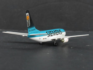1:400 Scale Herpa 560382 Die-Cast Siemens Boeing 737-700 Aircraft D-AGEU