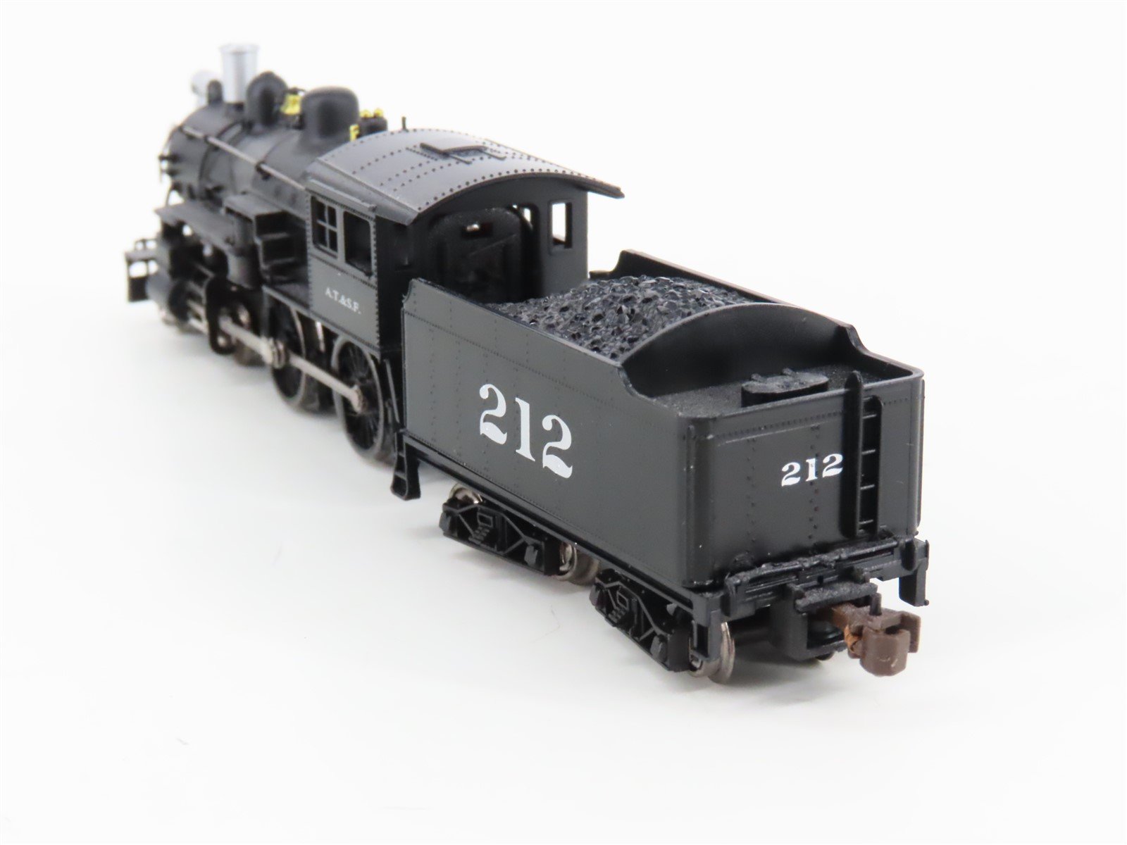 N Scale Model Power 876341 ATSF Santa Fe 4-4-0 Steam Loco #212 w/ DCC & Sound