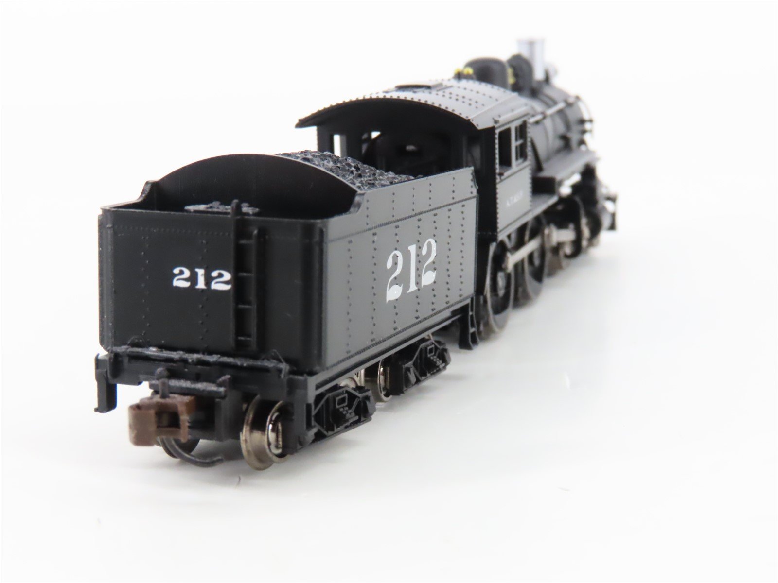N Scale Model Power 876341 ATSF Santa Fe 4-4-0 Steam Loco #212 w/ DCC & Sound