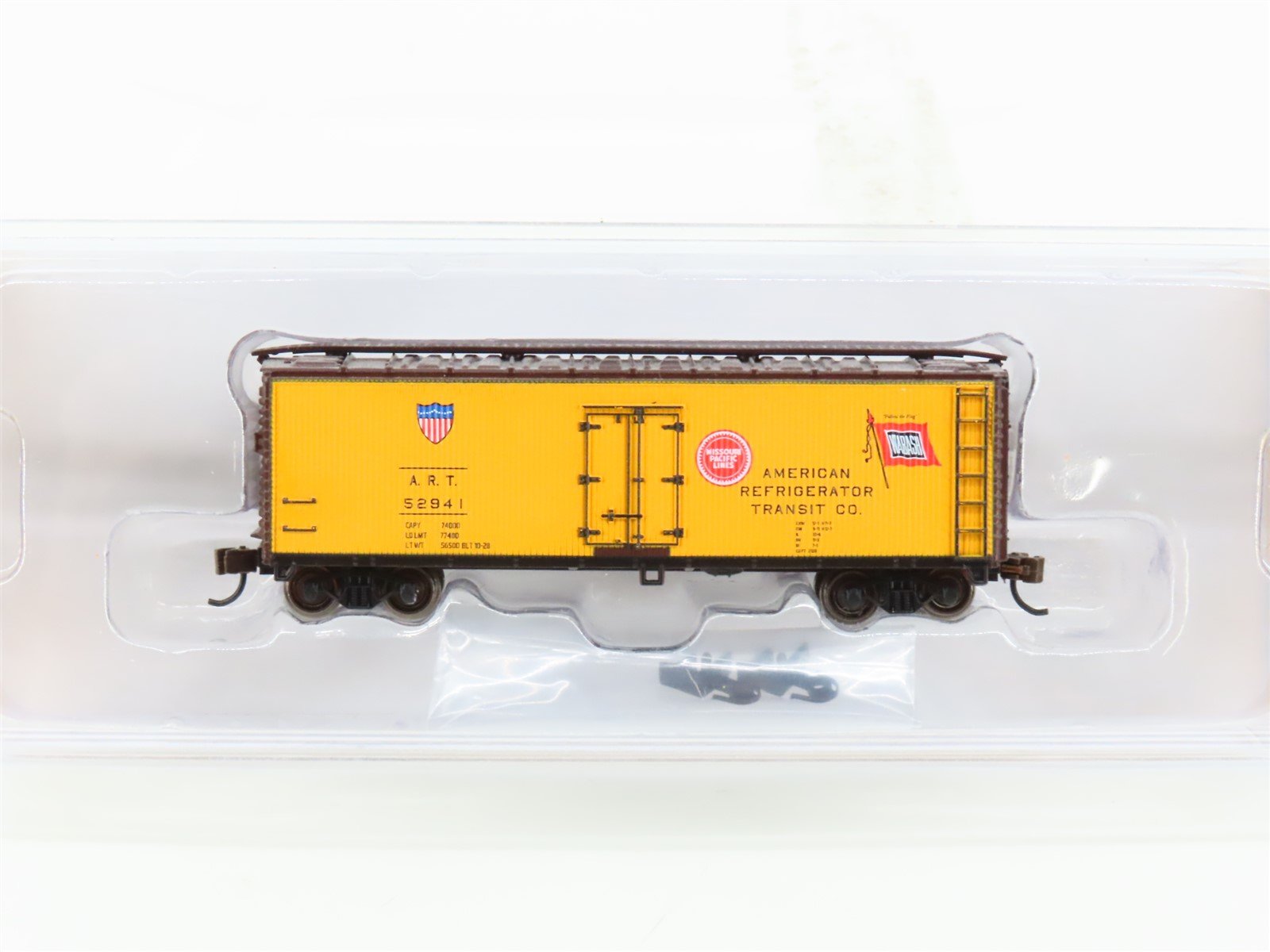 N Scale Bachmann 19854 ART American Reefer Transit 40' Woodside Reefer #52941