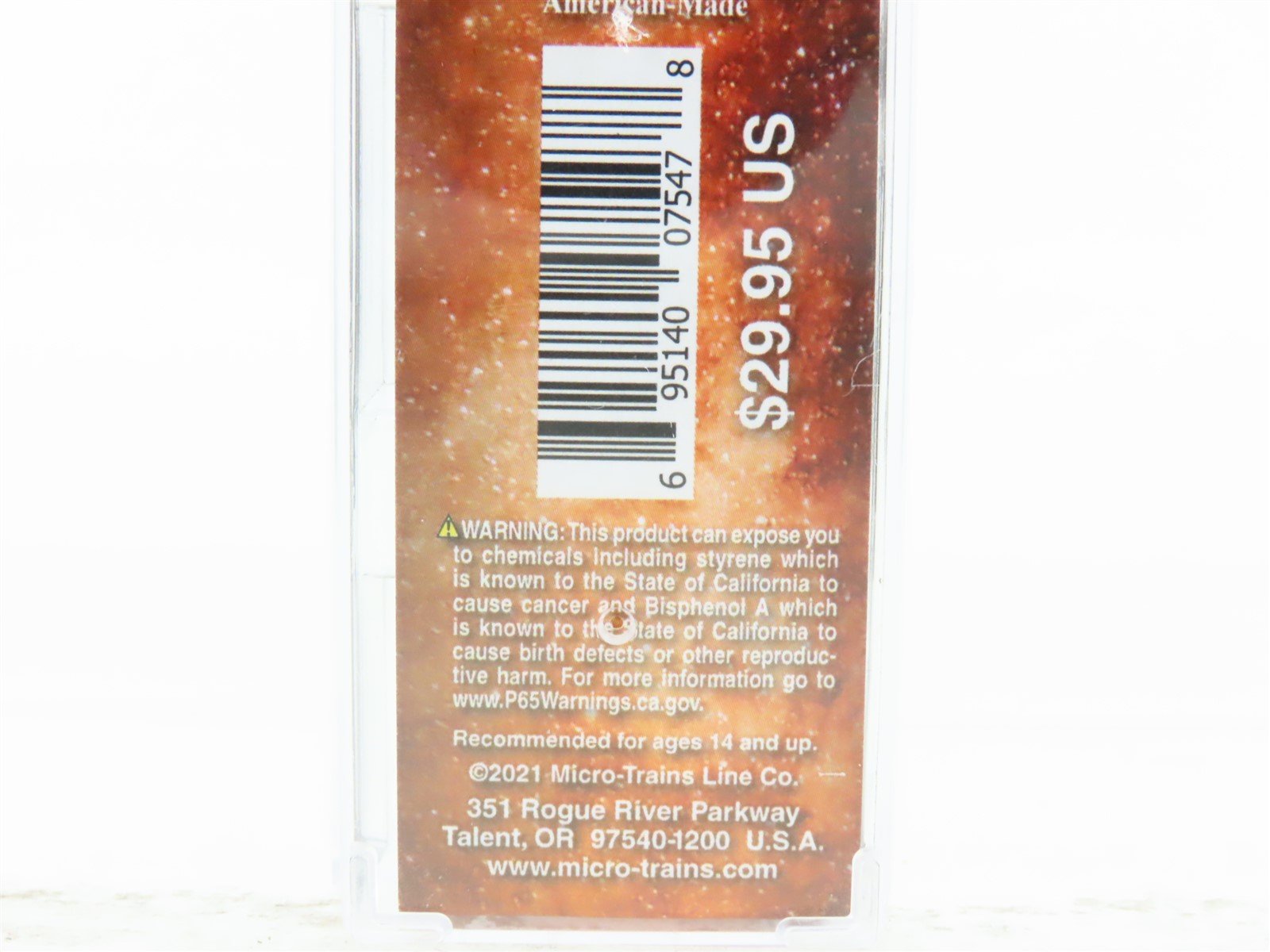 N Scale Micro-Trains MTL 10000810 Milky Way Galaxy 36' Rivet Side Caboose