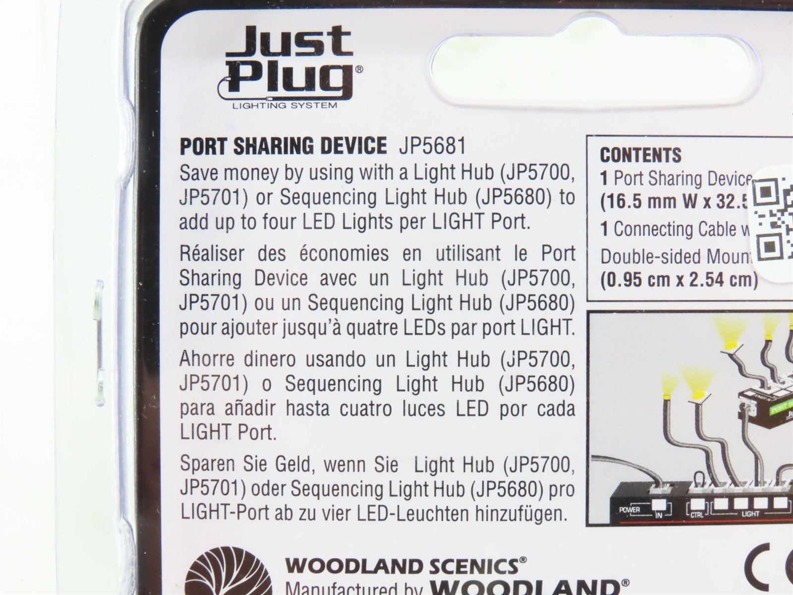 All Scales Woodland Scenics Just Plug JP5681 Port Sharing Device