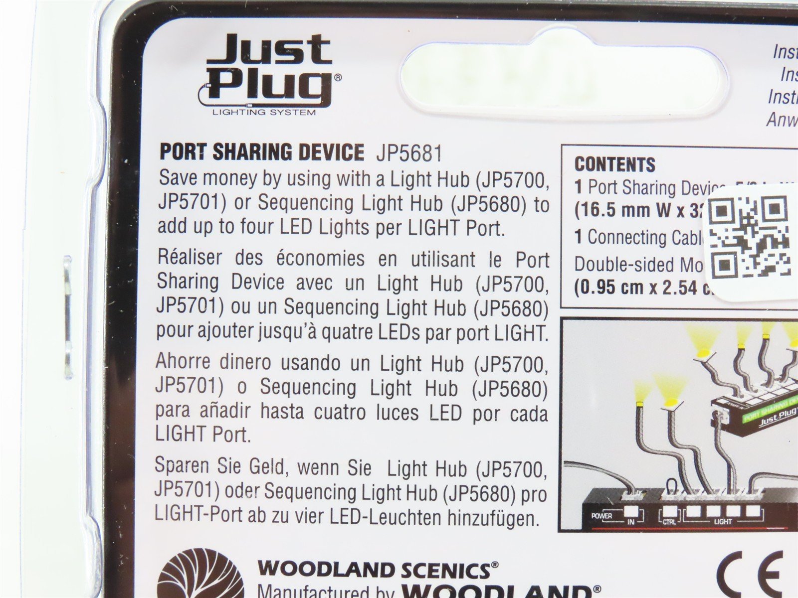 All Scales Woodland Scenics Just Plug JP5681 Port Sharing Device