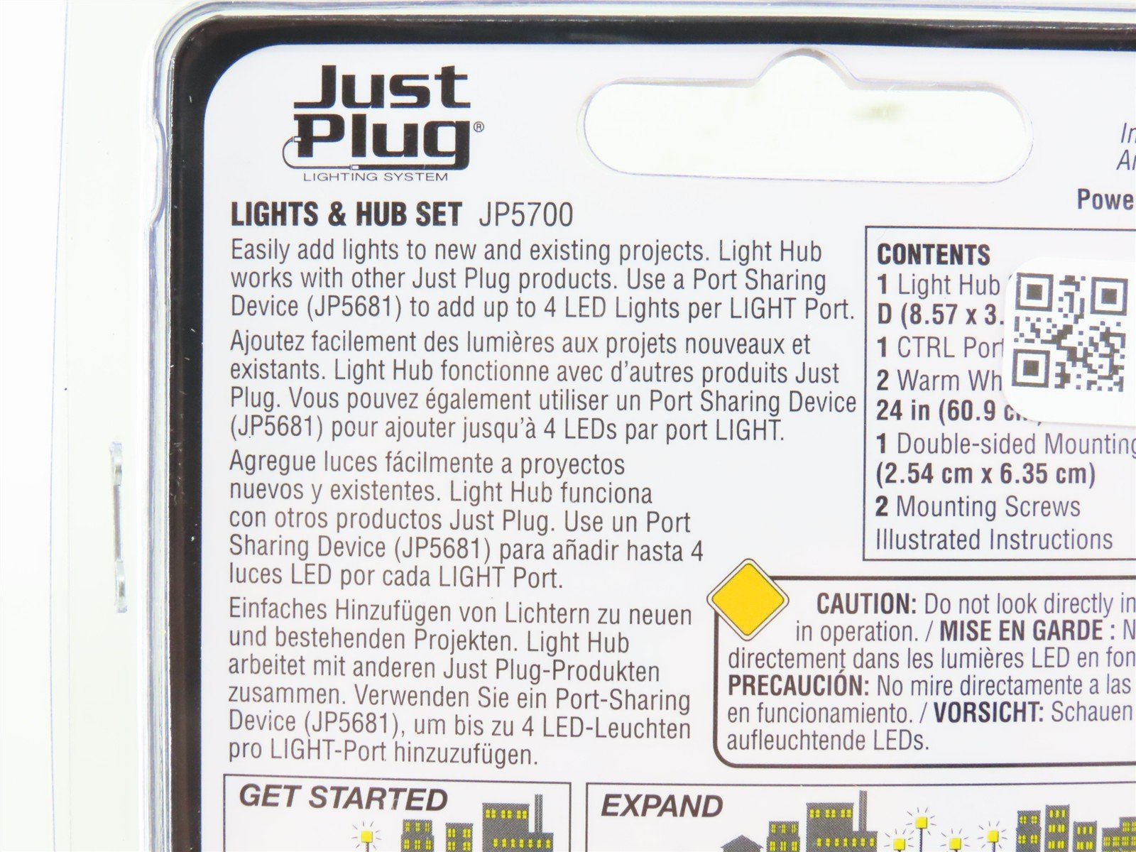 All Scales Woodland Scenics Just Plug JP5700 Lights & Hub Set