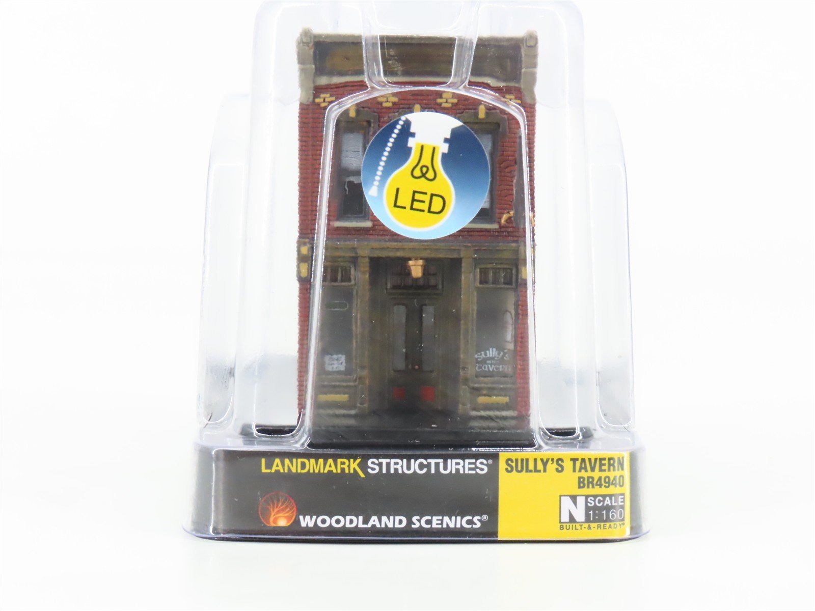 N Scale Woodland Scenics Landmark Structures BR4940 Sully's Tavern w/ LED Light
