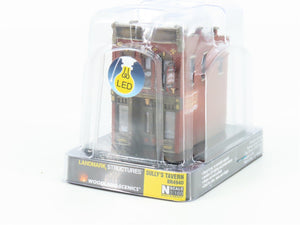 N Scale Woodland Scenics Landmark Structures BR4940 Sully's Tavern w/ LED Light