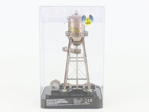 N Woodland Scenics Landmark Structures BR4954 Rustic Water Tower w/ LED Light