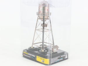 N Woodland Scenics Landmark Structures BR4954 Rustic Water Tower w/ LED Light