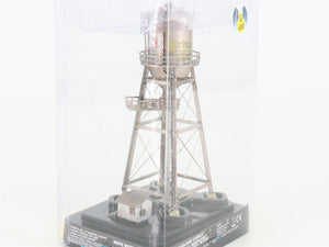 N Woodland Scenics Landmark Structures BR4954 Rustic Water Tower w/ LED Light