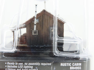 N Scale Woodland Scenics Landmark Structures BR4955 Rustic Cabin w/ LED Light